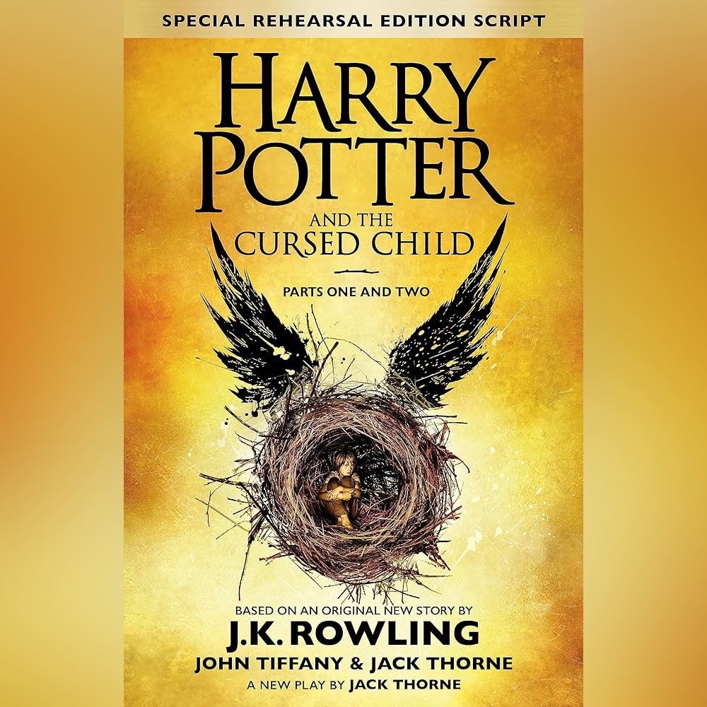 Harry Potter and the cursed child hardcover back, brand new special edition
